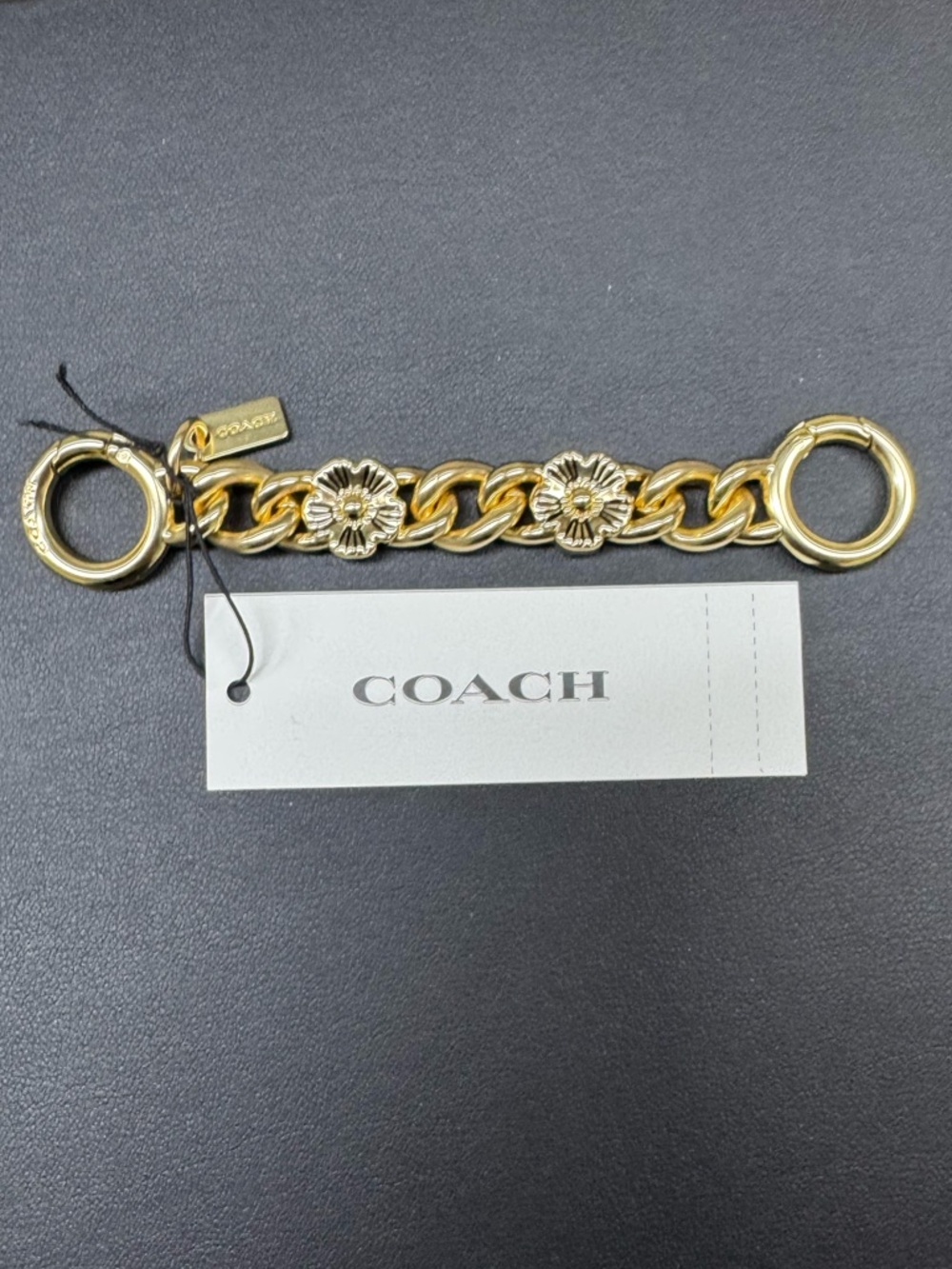 Coach NWT Tea Rose Strap Extender